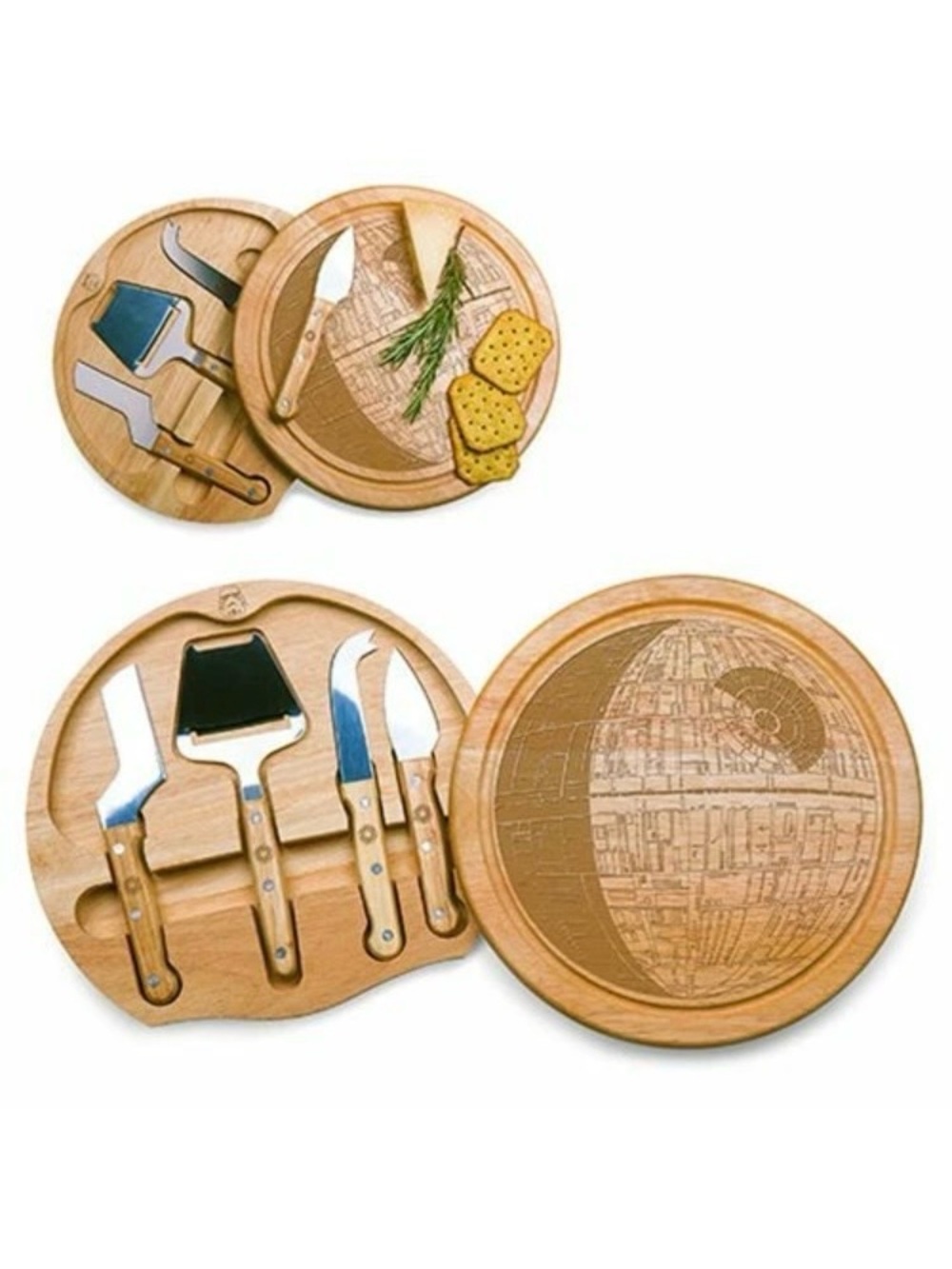Star Wars Circo Toscana Picnic Time Death Star Wood Cheeseboard Charcuterie